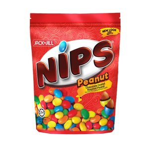 Nips Peanut Chocolate Jumbo Pack 180g