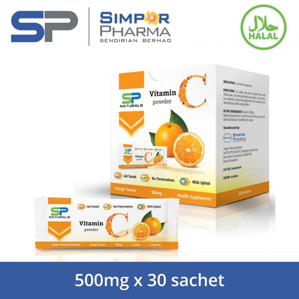SP Naturals Vitamin C Powder 500mg 01 scaled