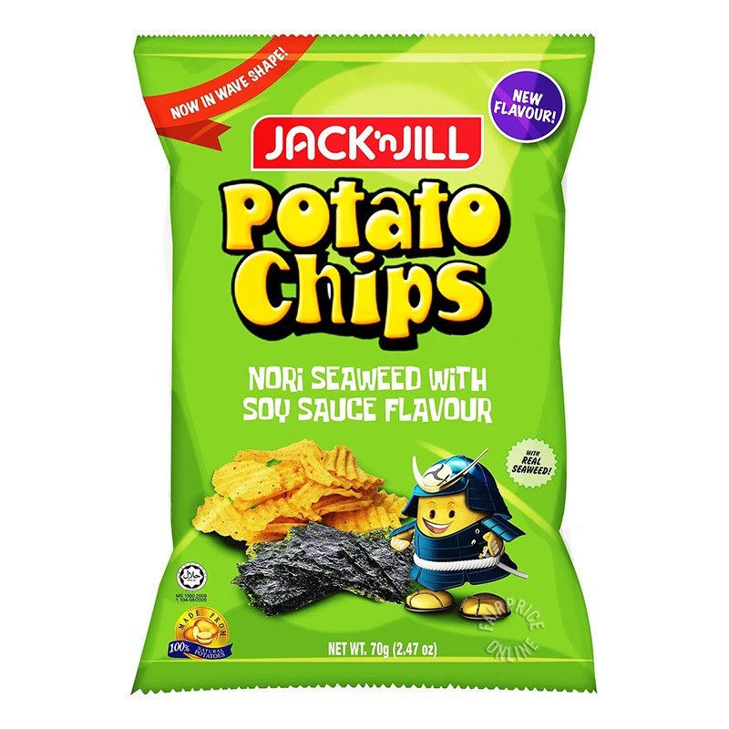 JACK N JILL Potato Chips Nori Seaweed