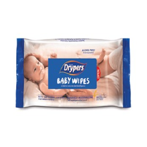 Drypers Baby Wipes 100s