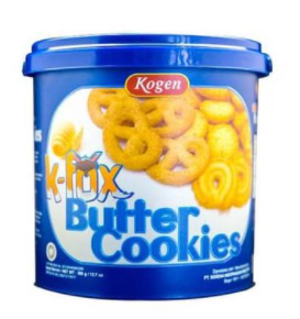 Kogen K Fox Butter Cookies 360g x 6buckets