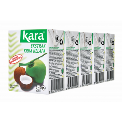 KARA Coconut Cream Extract 200mlx5s